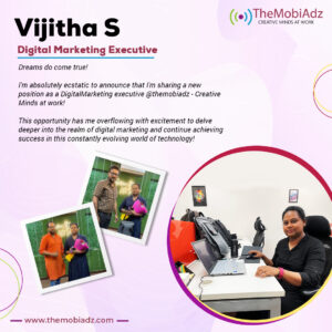 Welcome onboard Vijitha S